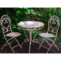 Pale pink hotsell bistro set